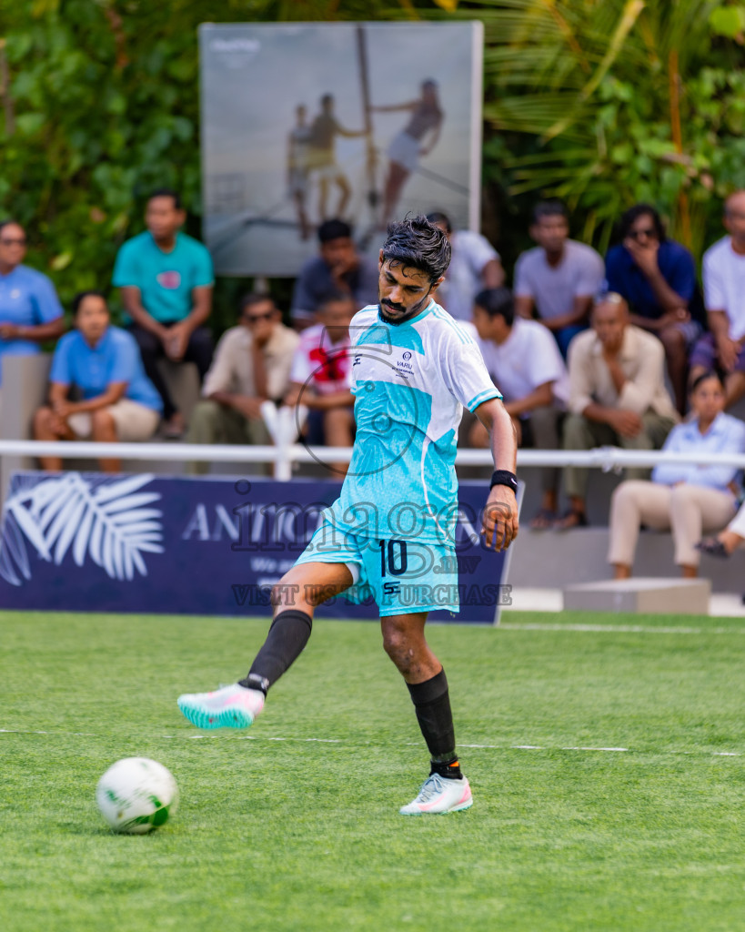 Patina vs Varu in Resort League 2025 (North Male Zone) day 19 was held on Sunday, 20th September 2025 in One And Only Reethi Rah Maldives Resort, Photos: Areef Adam / images.mv