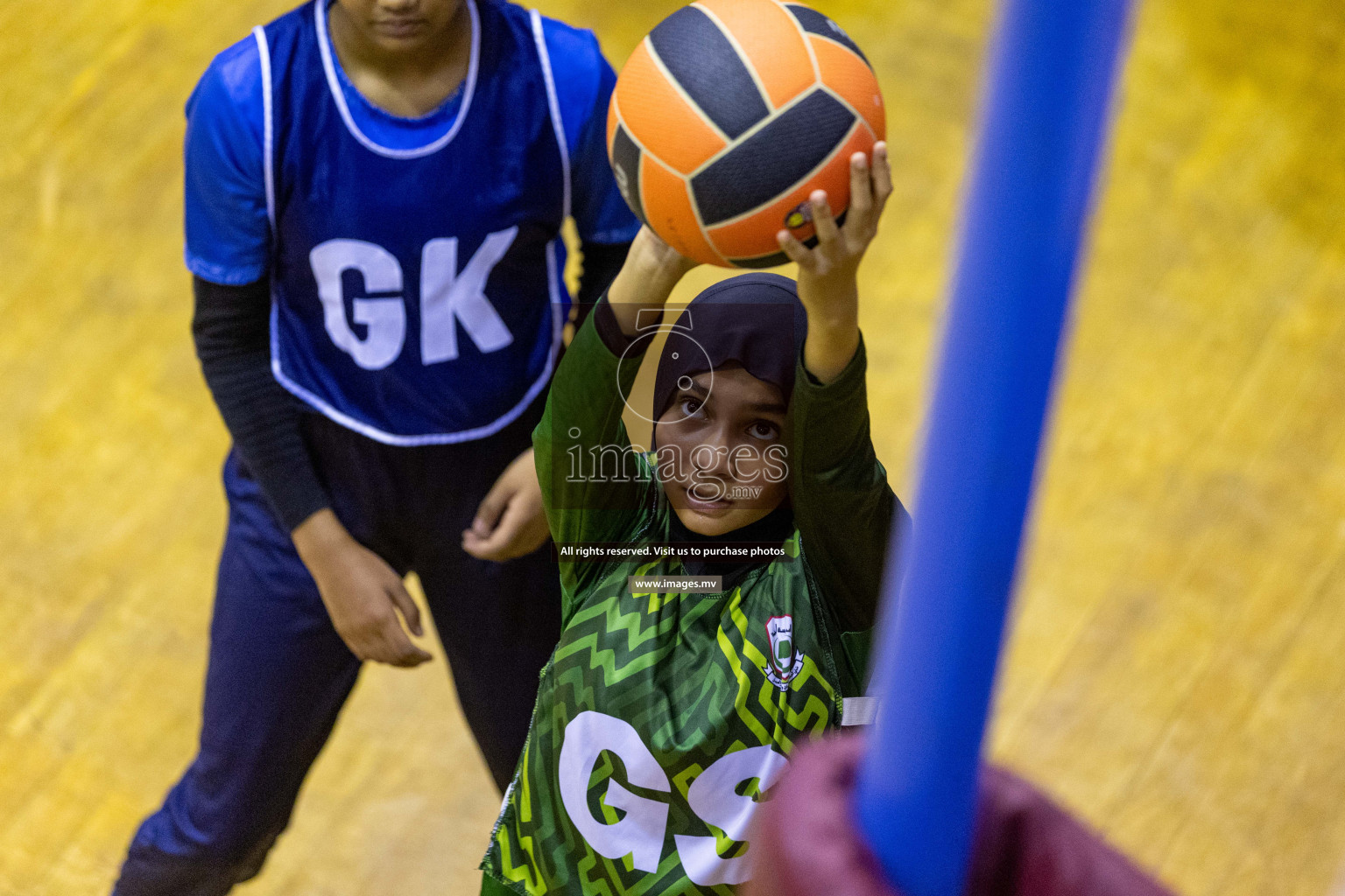 Day7 of 24th Interschool Netball Tournament 2023 was held in Social Center, Male', Maldives on 2nd November 2023. Photos: Nausham Waheed / images.mv