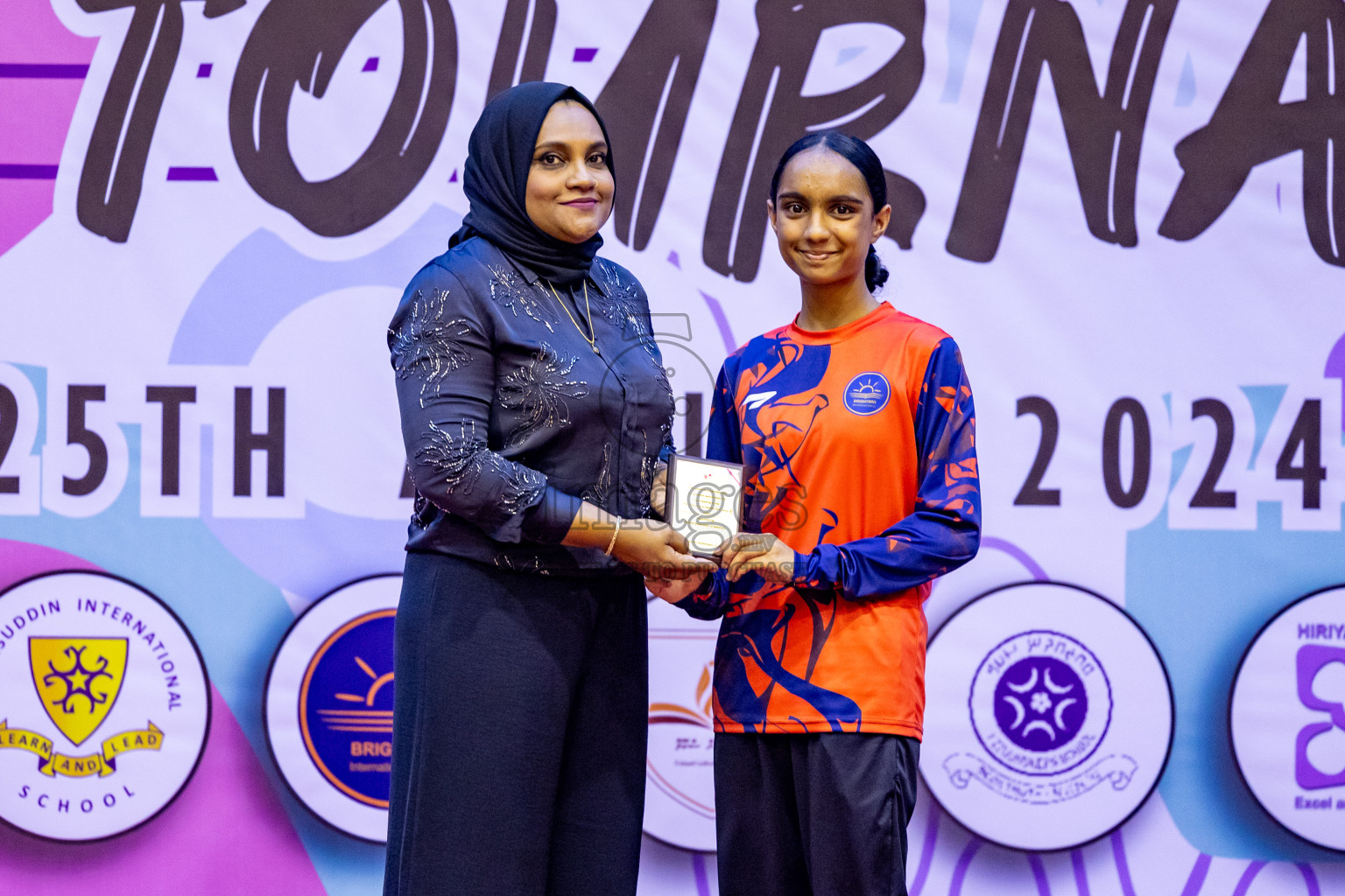 Closing Ceremony of Inter-school Netball Tournament held in Social Center at Male', Maldives on Monday, 26th August 2024. Photos: Hassan Simah / images.mv