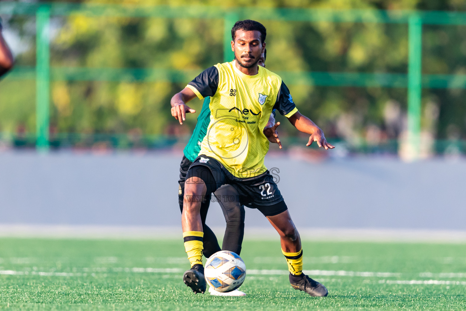 Baburu SC vs Kanmathi Juniors from Semi Final of Manadhoo Council Cup 2024 in N Manadhoo Maldives on Sunday, 25th February 2023. Photos: Nausham Waheed / images.mv