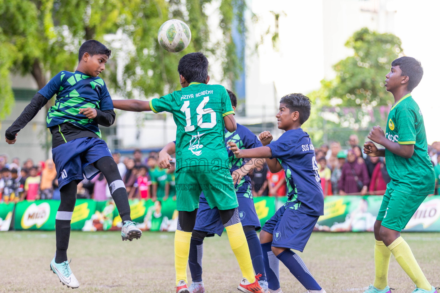 Final Day  of MILO Academy Championship 2024 - U12 was held at Henveiru Grounds in Male', Maldives on Thursday, 7th July 2024. Photos: Shuu Abdul Sattar / images.mv