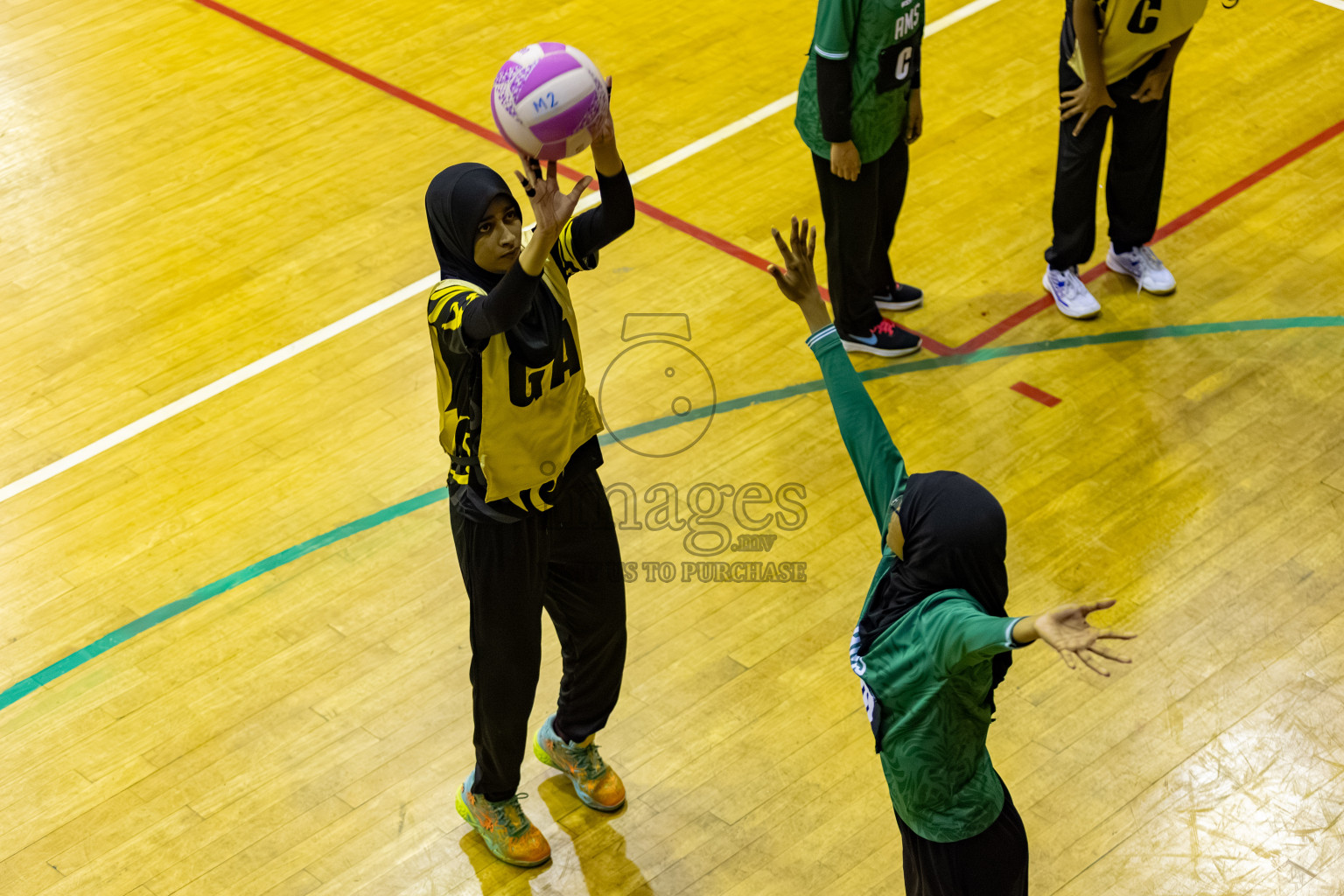 Day 8 of 26th Inter-School Netball Tournament 2025 was held in Social Center Indoor Hall on Sunday, 26th October 2025. Photos: Hassan Simah / images.mv