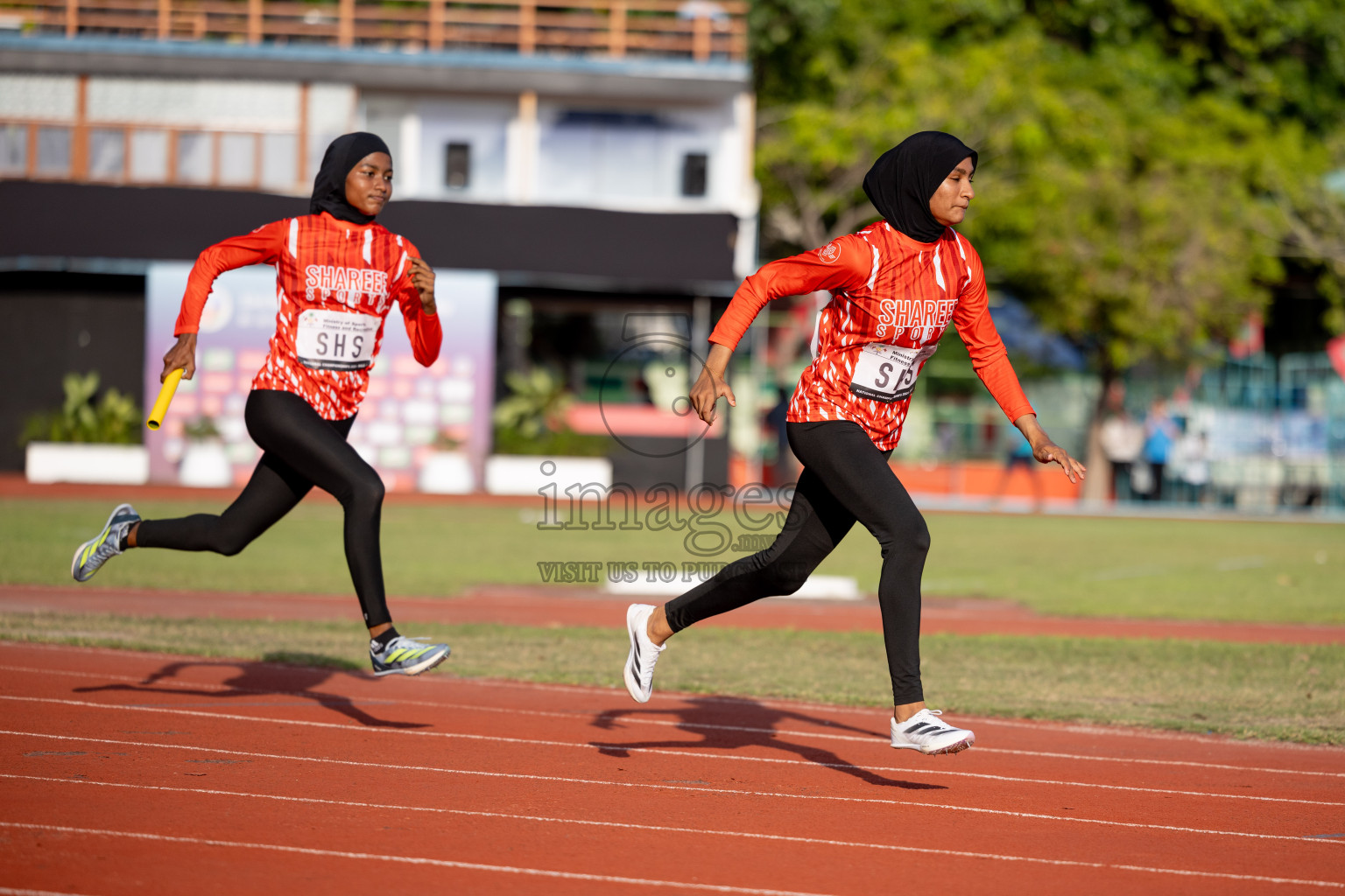 Day 3 of 33rd National Athletics Championship was held in Ekuveni Track at Male', Maldives on Saturday, 7th September 2024. Photos: Hassan Simah / images.mv