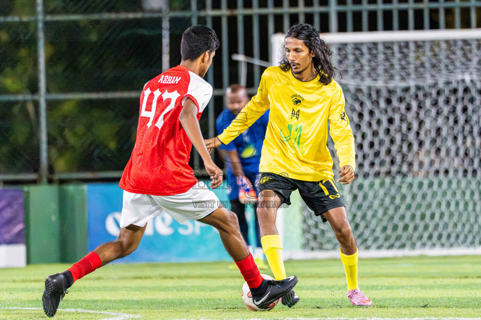 Kanmathi SC VS BEST in Day 4 - Fonadhoo Youth Futsal Challenge 2025 held in Fonadhoo Futsal Stadium, L. Fonadhoo, Maldives on Wednesday, 29th October 2025 Photos: Arif Rasheed / images.mv