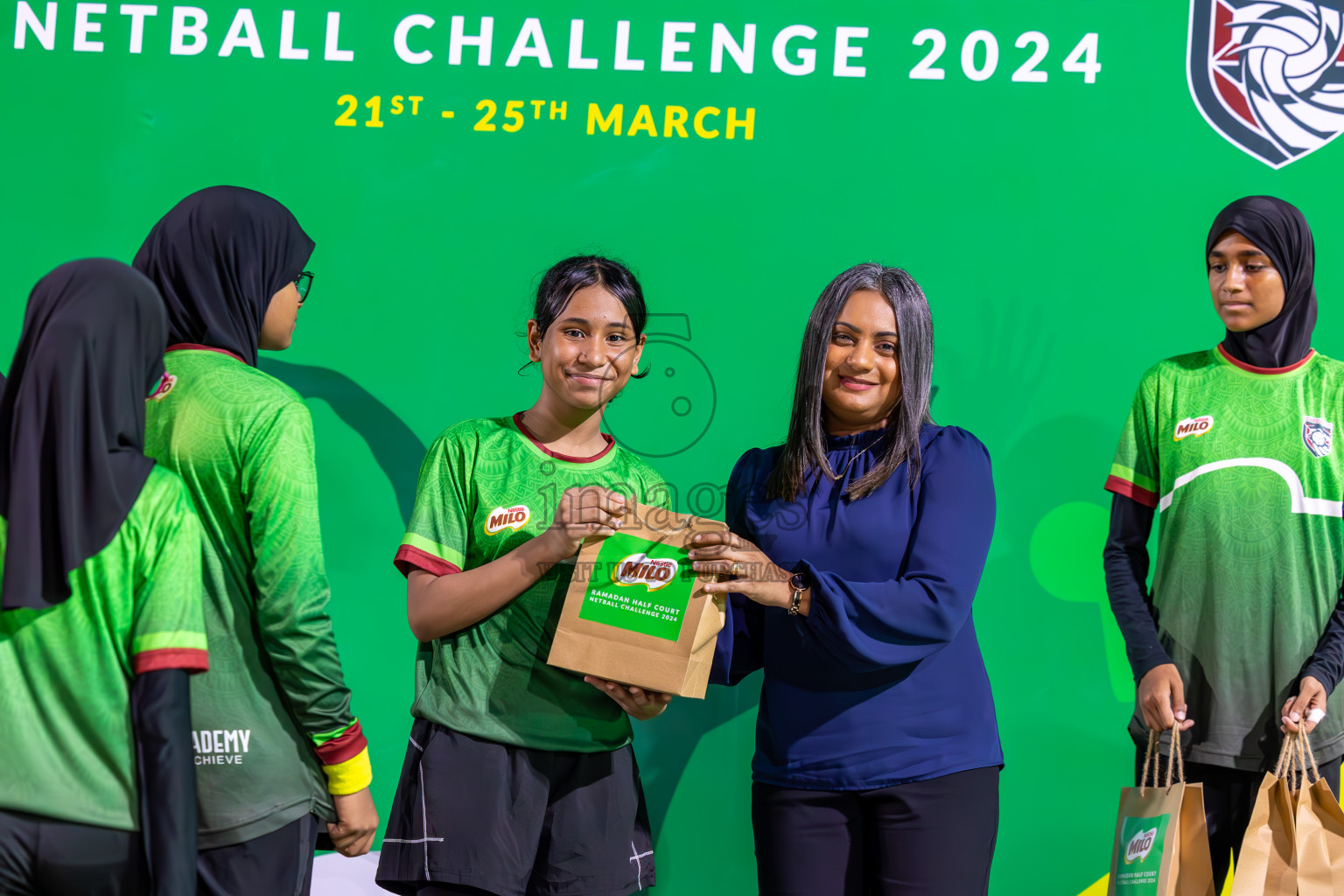 Finals of Milo Ramadan Half Court Netball Challenge on 24th March 2024, held in Central Park, Hulhumale, Male', Maldives
Photos: Ismail Thoriq / imagesmv