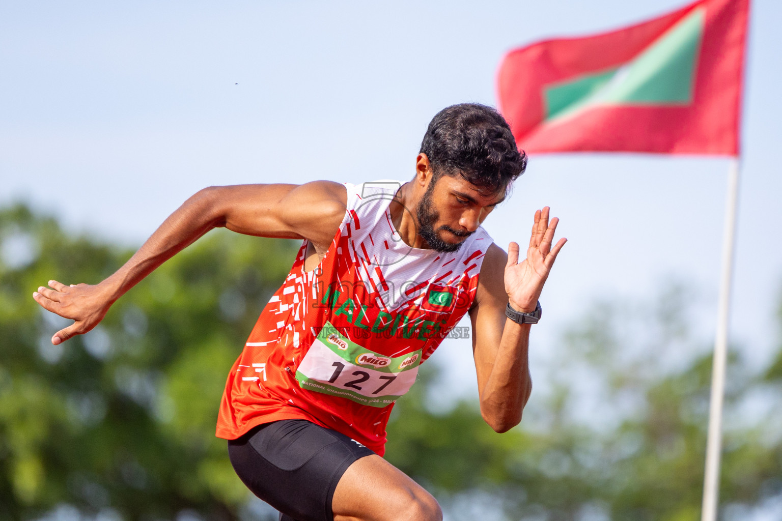 Day 2 of 33rd National Athletics Championship was held in Ekuveni Track at Male', Maldives on Friday, 6th September 2024.
Photos: Ismail Thoriq / images.mv