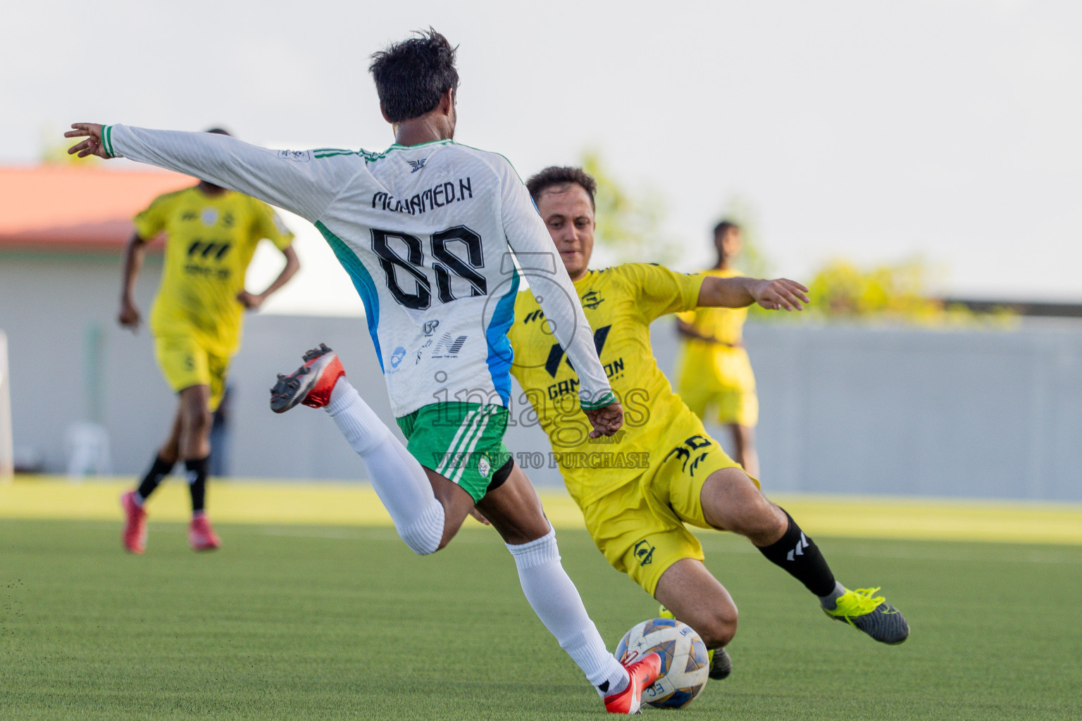 Semi Finals Match 02 Huss Songun FT VS Velaa Sports Club in Day 8 of Eydhafushi Cup 2025 held in Eydhafushi Football Stadium at B. Eydhafushi, Maldives on Saturday, 13th September 2025. Photos: Arif Rasheed / images.mv