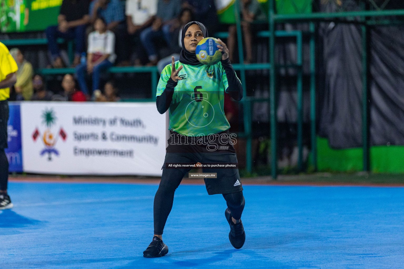 Quarter Final of 7th Inter-Office/Company Handball Tournament 2023, held in Handball ground, Male', Maldives on Friday, 20th October 2023 Photos: Nausham Waheed/ Images.mv