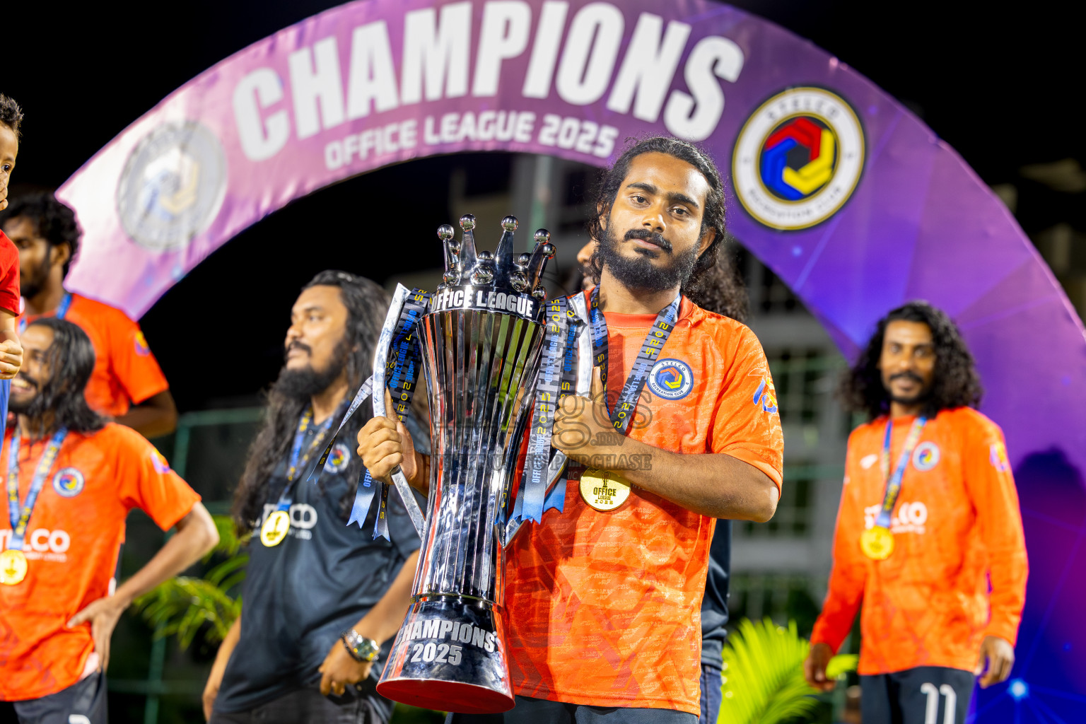 Police Club vs STELCO RC in the Final of Office League 2025 was held on Friday, 9th May 2025 in Hulhumale', Maldives. Photos: Ismail Thoriq / images.mv