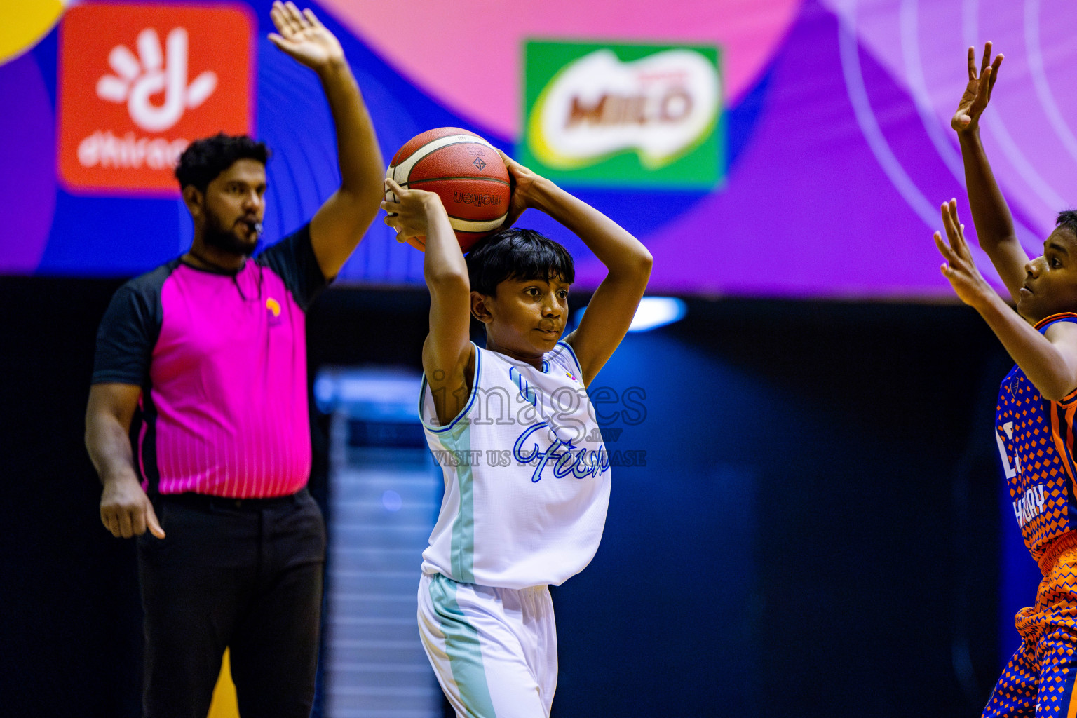 Finland International School vs Brightway International School in day 10 of Junior Championship 2024 was held in Social Center, Male', Maldives on Thursday, 21st November 2024. Photos: Nausham Waheed / images.mv