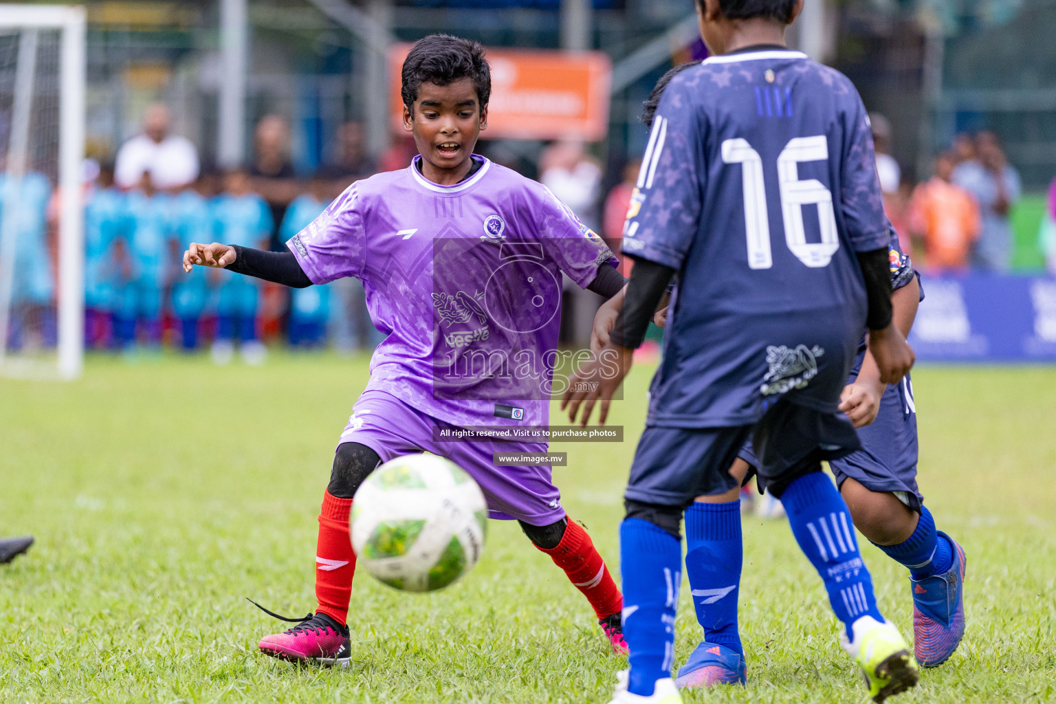 Day 1 of Milo kids football fiesta, held in Henveyru Football Stadium, Male', Maldives on Wednesday, 11th October 2023 Photos: Nausham Waheed/ Images.mv