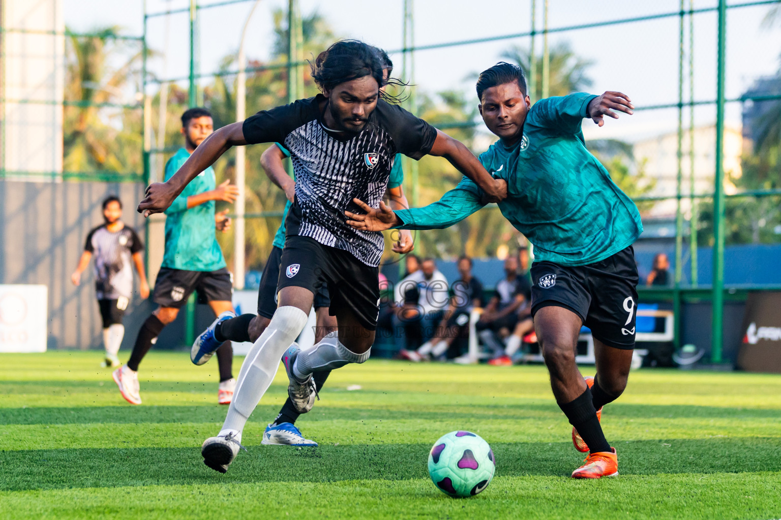 Club PK vs Green Lakers in Day 3 of BG Futsal Challenge 2024 was held on Thursday, 14th March 2024, in Male', Maldives Photos: Nausham Waheed / images.mv