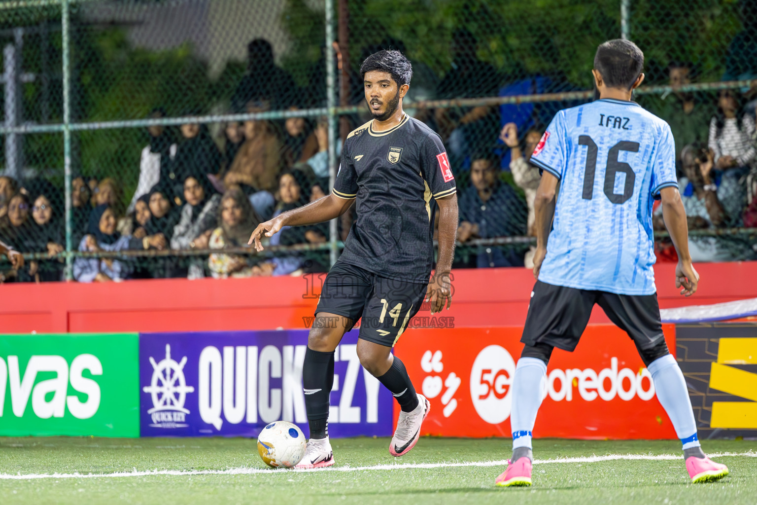HA Dhidhdhoo vs HDh Neykurendhoo in Zone Round on Day 31 of Golden Futsal Challenge 2025 was held on Tuesday, 4th February 2025, in Hulhumale', Maldives.
Photos: Ismail Thoriq / images.mv
