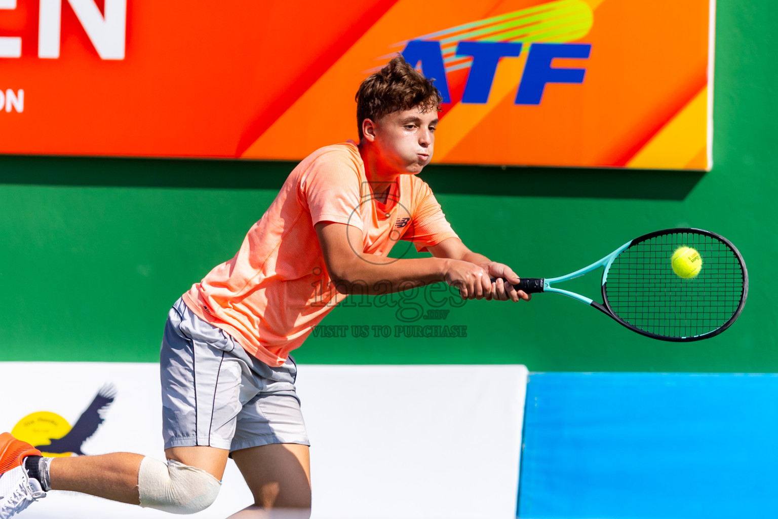 Day 2 of ATF Maldives Junior Open Tennis was held in Male' Tennis Court, Male', Maldives on Tuesday, 10th December 2024. Photos: Nausham Waheed / images.mv