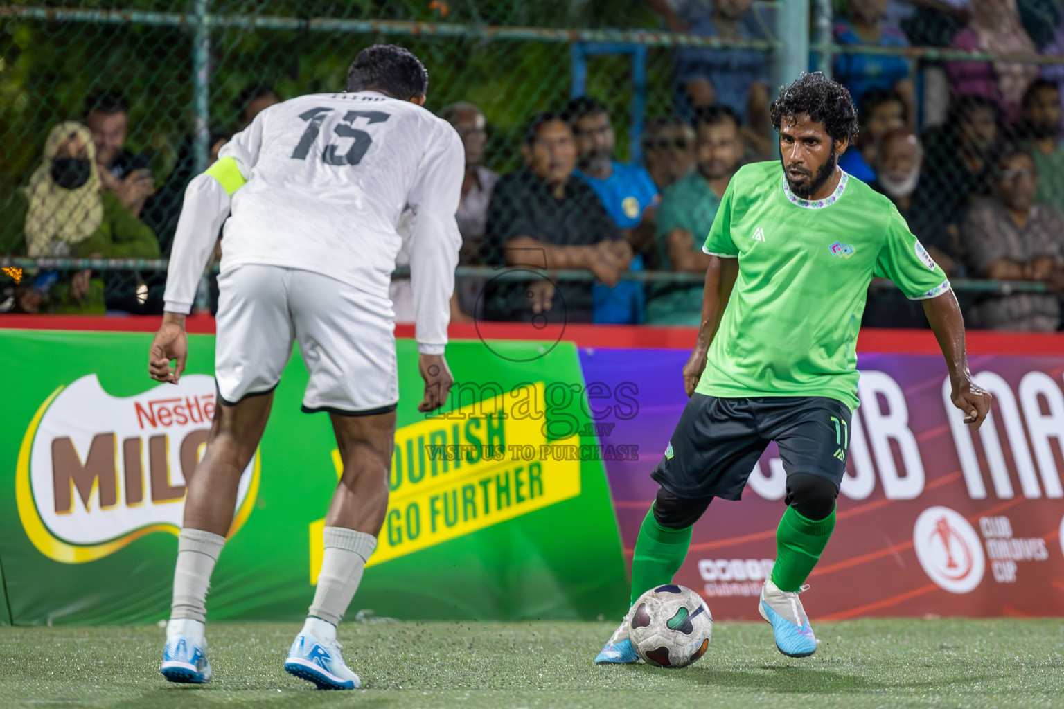 Team DJA vs Male' City Council in Club Maldives Classic 2024 held in Rehendi Futsal Ground, Hulhumale', Maldives on Tuesday, 10th September 2024.
Photos: Ismail Thoriq / images.mv