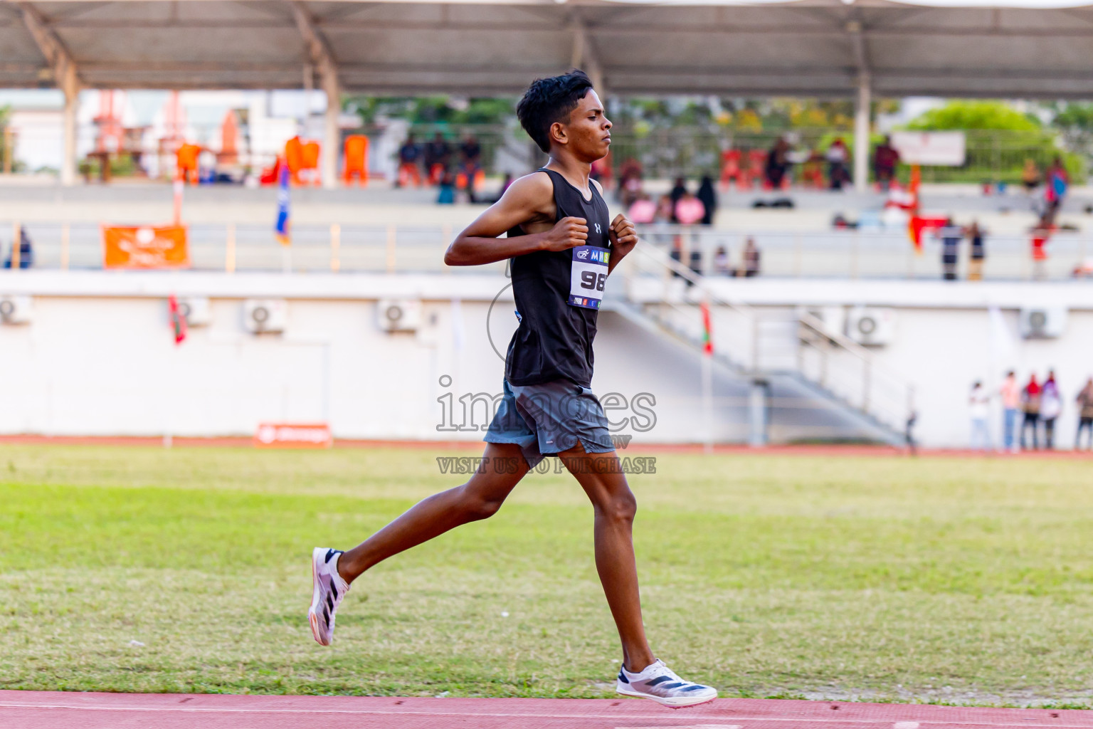 Day 3 of MWSC Interschool Athletics Championships 2024 held in Hulhumale Running Track, Hulhumale, Maldives on Monday, 11th November 2024. Photos by: Nausham Waheed / Images.mv