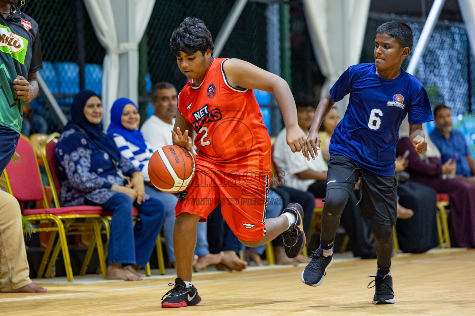 Milo 5 x 5 Junior Challenge 2025 - Basketball tournament held in Basketball Training Center, Male', Maldives on Thursday, 09th October 2025. 
Photo by: Hassan Simah / Images.mv