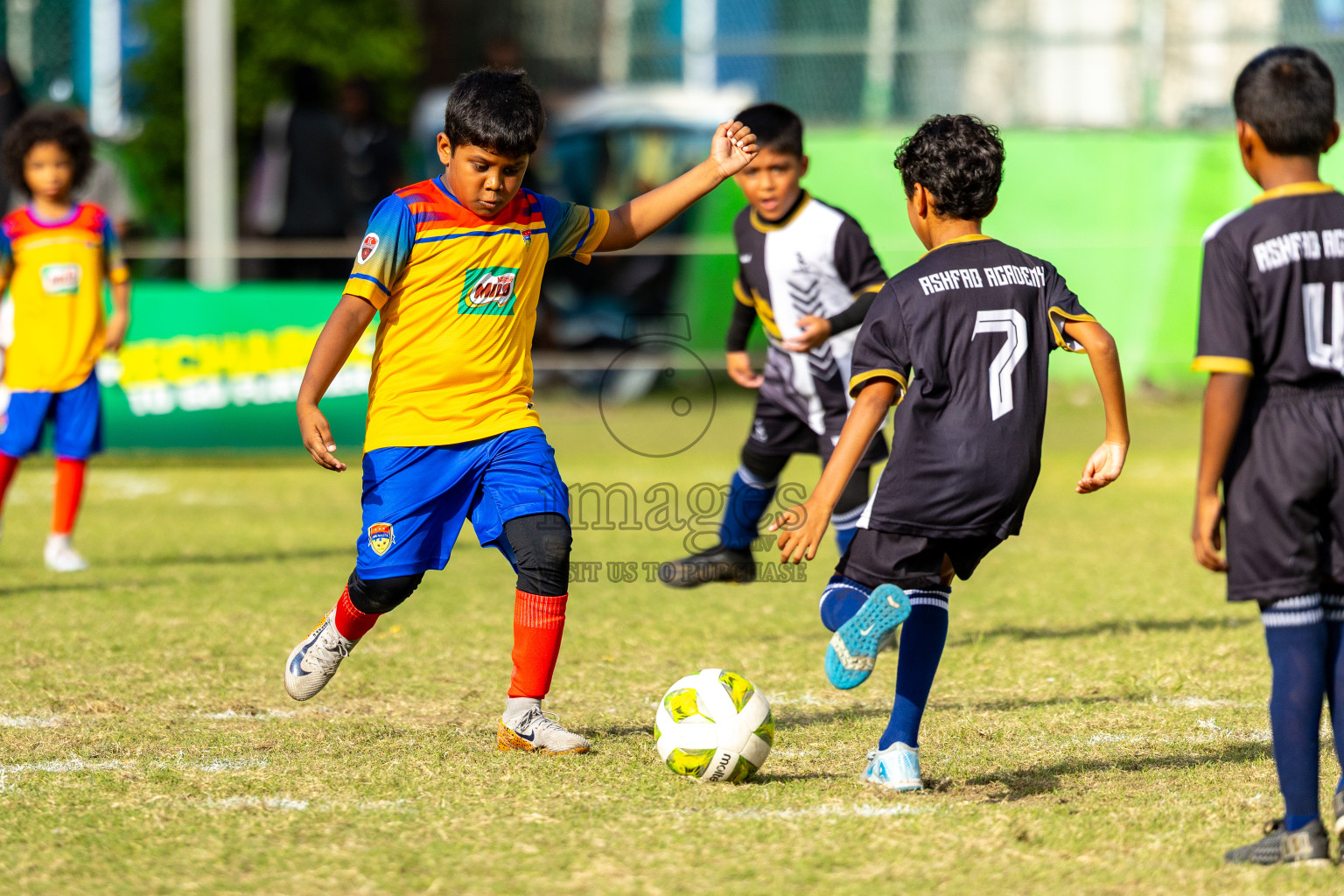 Day 2 of MILO SVAM Juniors 2025 (U-8) was held at Henveiru Stadium in Male', Maldives on Friday, 27th June 2025. Photos: Mohamed Mahfooz Moosa / images.mv