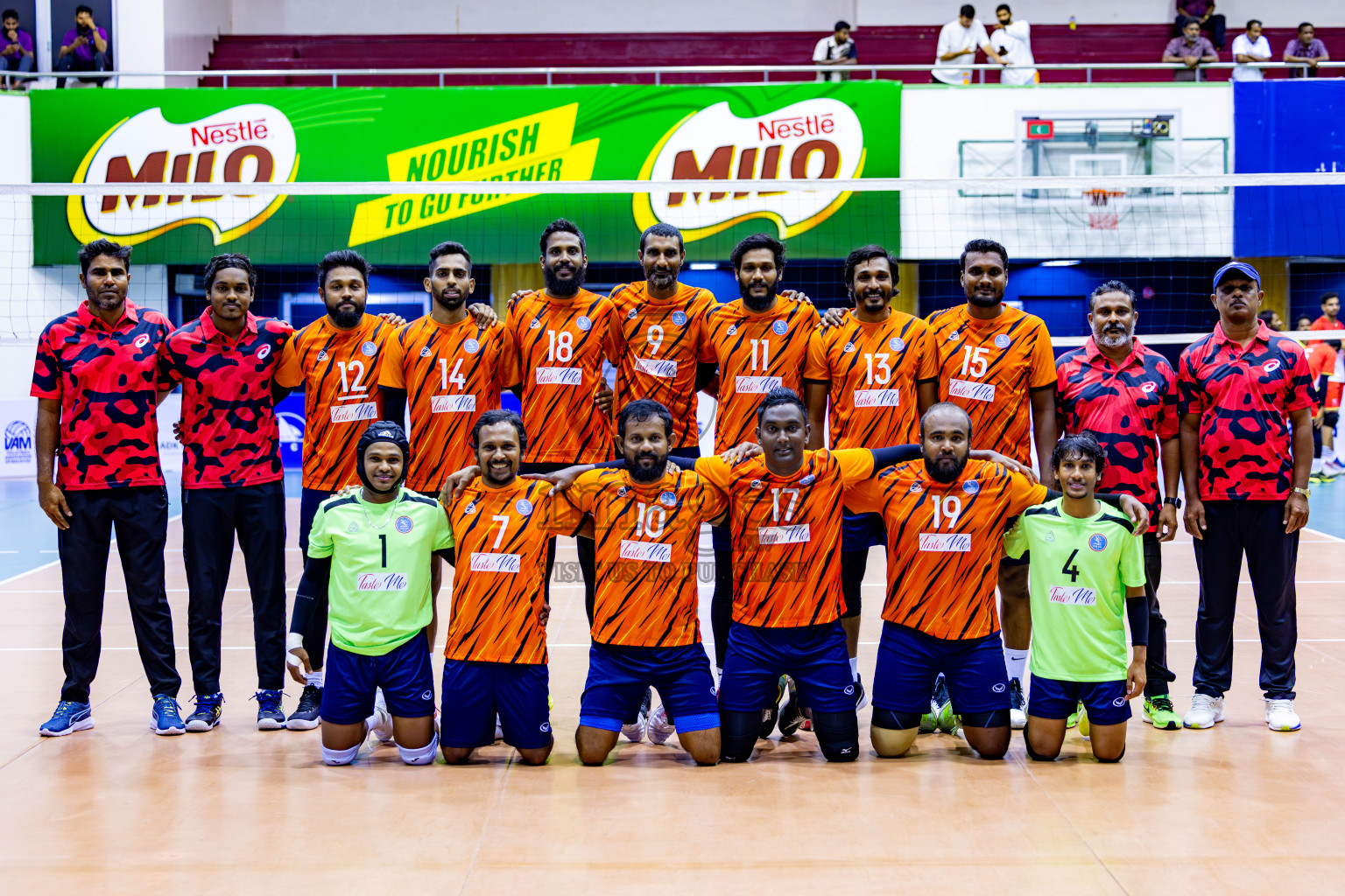 Day 1 of MILO VAM Cup 2024 Men's Division was held in Social Center Indoor Hall on Monday, 28th October 2024. Photos: Nausham Waheed / images.mv