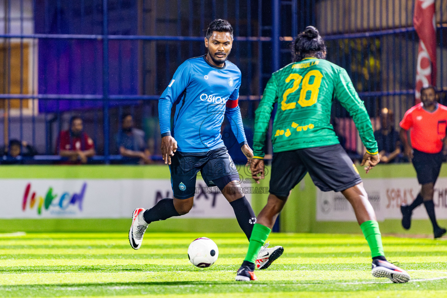 Eightyfour FC vs Muring FC in Day 3 of Eydhafushi Futsal Cup 2024 was held on Wednesday, 10th April 2024, in B Eydhafushi, Maldives Photos: Nausham Waheed / images.mv