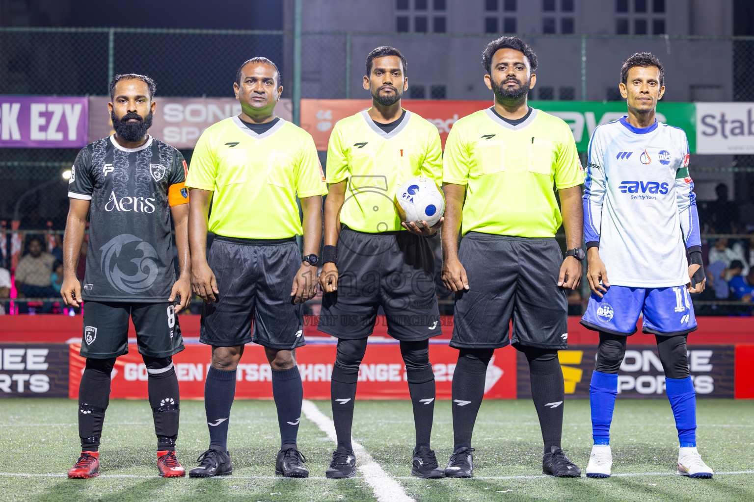 M Mulak vs M Veyvah in Day 8 of Golden Futsal Challenge 2025 was held on Sunday, 12th January 2025, in Hulhumale', Maldives
Photos: Ismail Thoriq / images.mv