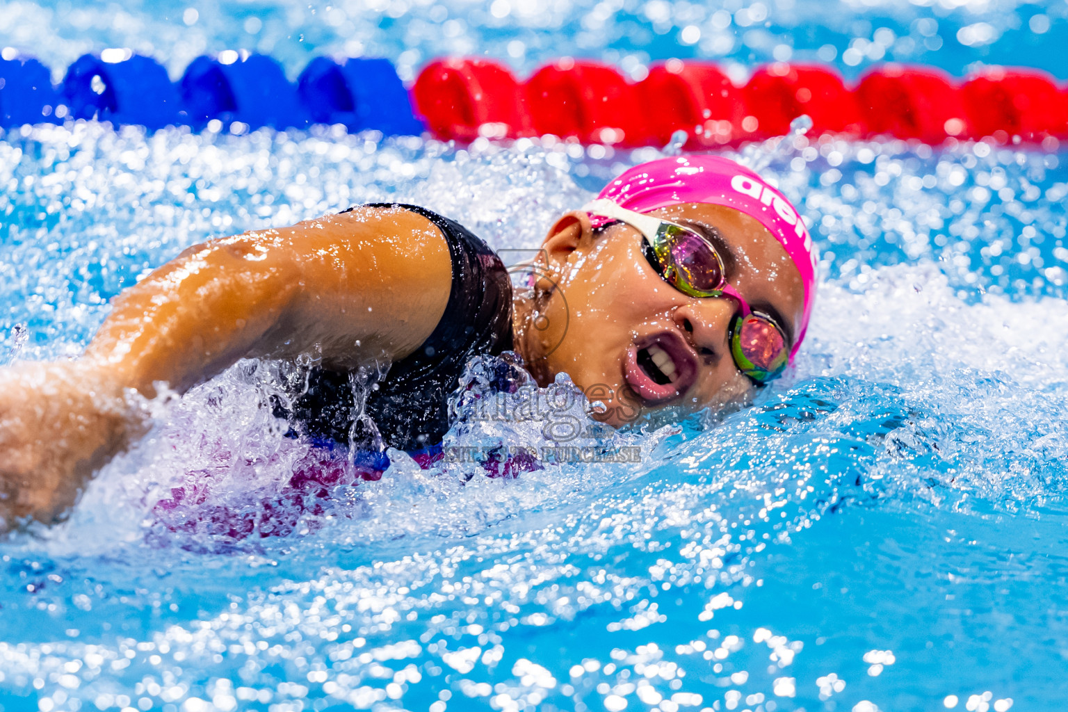 Day 3 of BML 21st Interschool Swimming Competition 2025 was held in Hulhumale' Swimming Pool, Hulhumale', Maldives on Monday, 13th October 2025. Photos: Nausham Waheed / images.mv