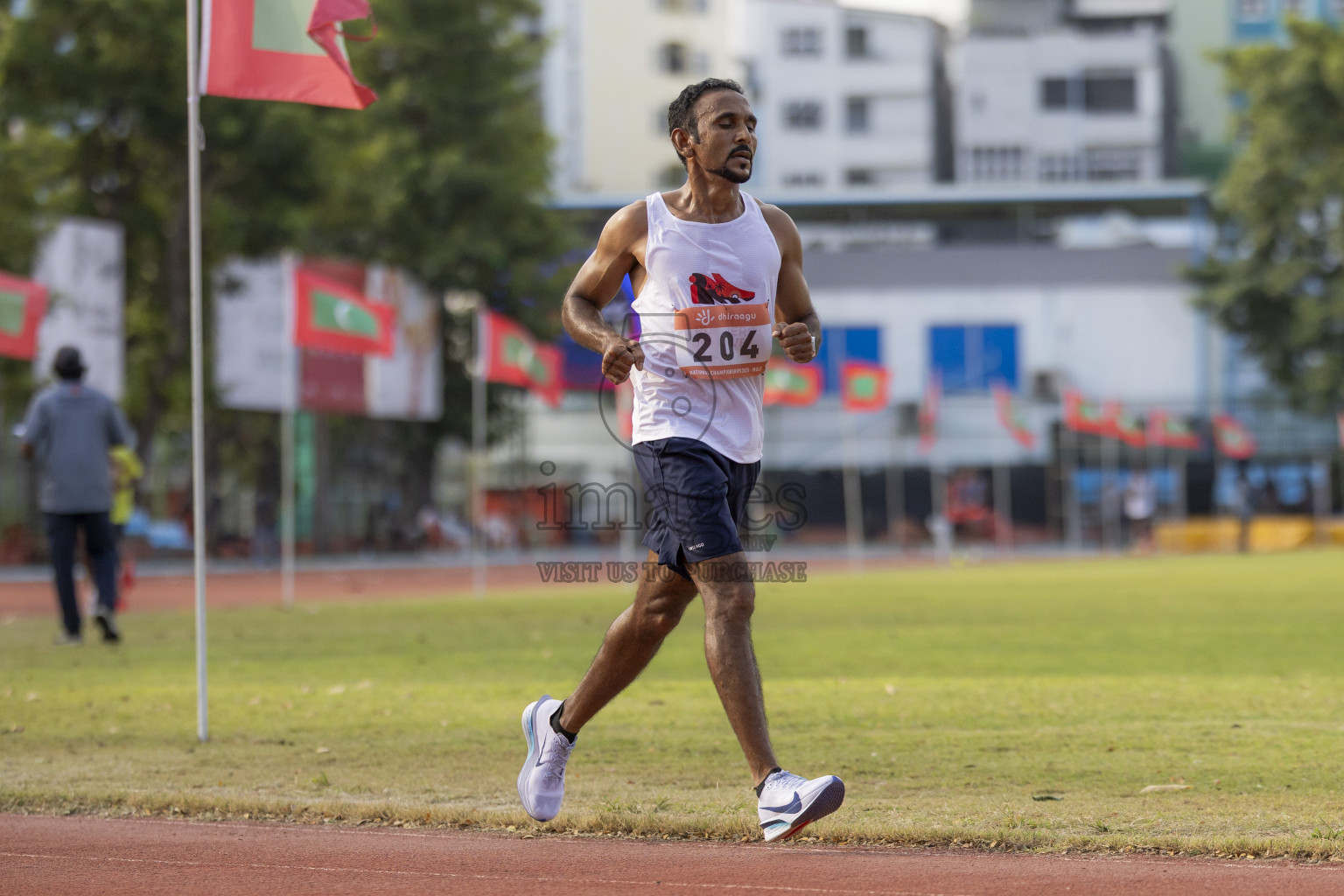 Day 1 of National Athletics Championship 2025 was held at Ekuveni Running Ground in Male', Maldives on Thursday, 14th August 2025. Photos: Hasni / images.mv