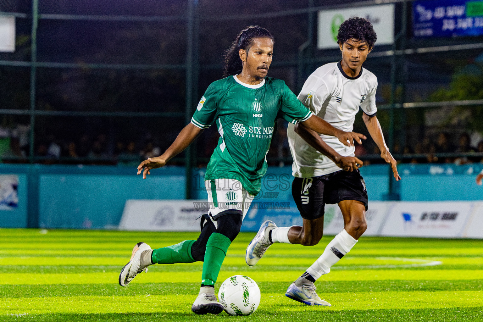 Dee Cee Jay SC vs Comienzo FC in Day 2 of Laamehi Dhiggaru Ekuveri Futsal Challenge 2025 was held on Friday, 25th July 2025, at Dhiggaru Futsal Ground, Dhiggaru, Maldives Photos: Nausham Waheed  / images.mv