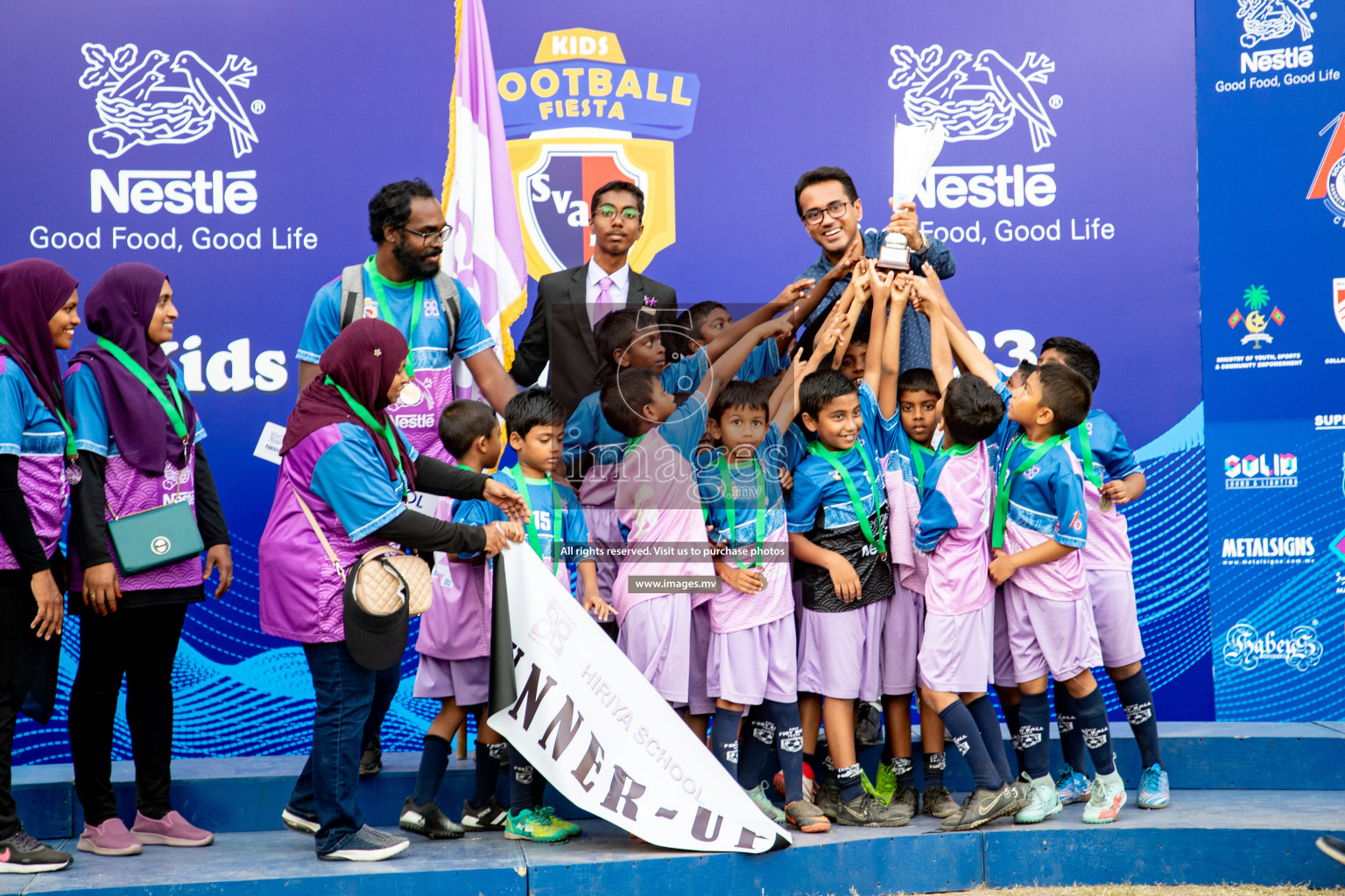 Finals & Closing Ceremony of Nestlé Kids Football Fiesta 2023 held in Male', Maldives on 25 February 2023