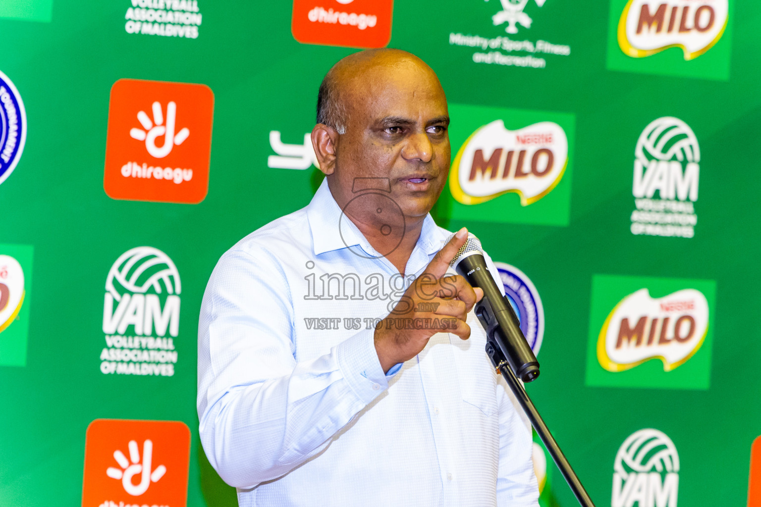 Finals of Interschool Volleyball Tournament 2024 was held in Social Center at Male', Maldives on Friday, 6th December 2024. Photos: Nausham Waheed / images.mv