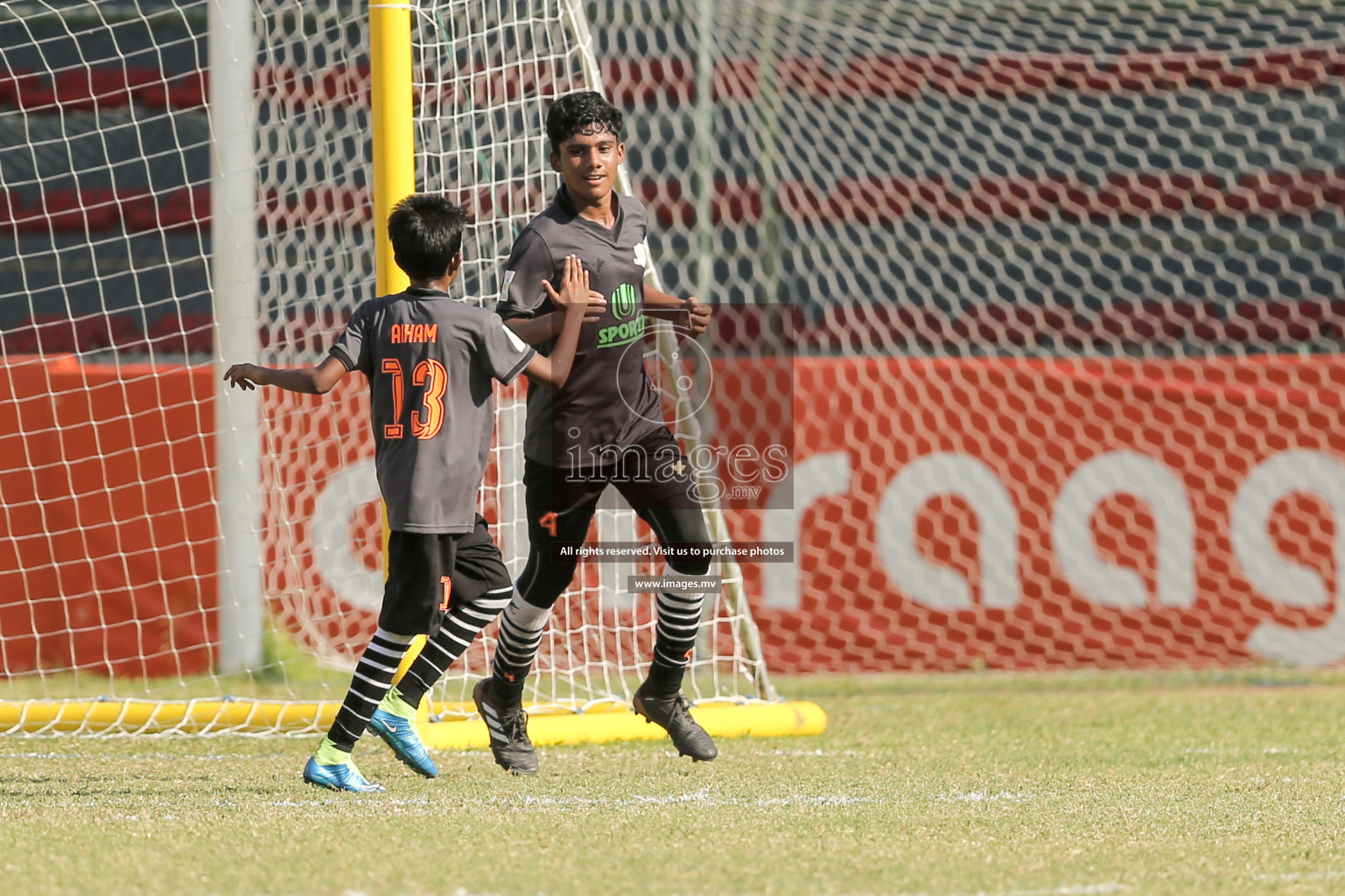 Billabong vs Ghaazee School in MAMEN Inter School Football Tournament 2019 (U13) in Male, Maldives on 13th April 2019 Photos: Suadh Abdul Sattar/ images.mv