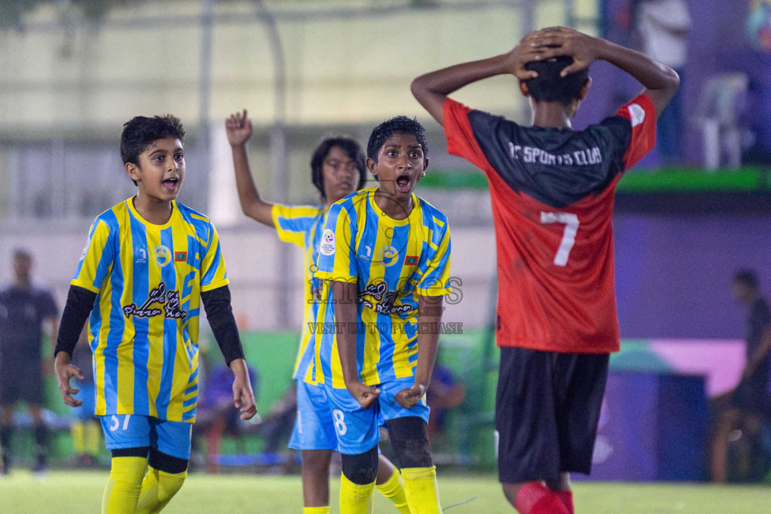 TC vs Valencia  (U12) in Day 5 of Dhivehi Youth League 2024 held at Henveiru Stadium on Friday 29th November 2024. Photos: Shuu Abdul Sattar/ Images.mv