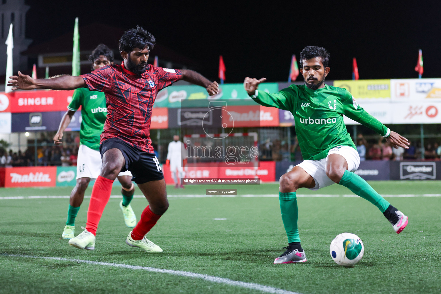 Club URBANCO vs Police Club in Club Maldives Cup 2023 held in Hulhumale, Maldives, on Friday, 28th July 2023 Photos: Nausham Waheed/ images.mv