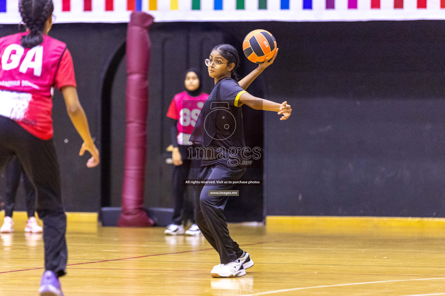 Day4 of 24th Interschool Netball Tournament 2023 was held in Social Center, Male', Maldives on 30th October 2023. Photos: Nausham Waheed / images.mv