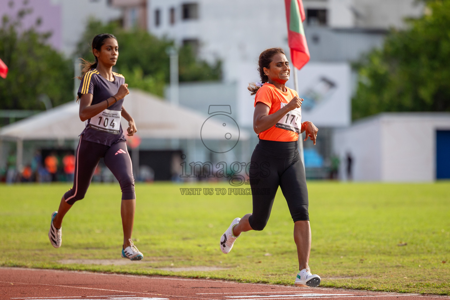 Day 2 of 33rd National Athletics Championship was held in Ekuveni Track at Male', Maldives on Friday, 6th September 2024. Photos: Shuu Abdul Sattar / images.mv