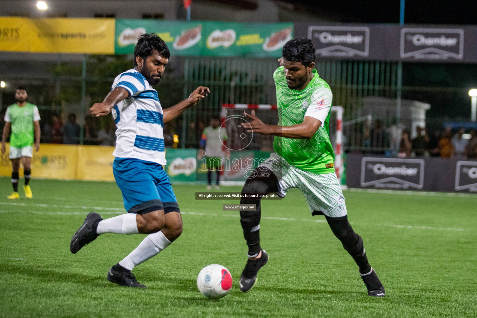 Club AVSEC vs TEAM DJA in Club Maldives Cup 2022 was held in Hulhumale', Maldives on Sunday, 9th October 2022. Photos: Hassan Simah / images.mv