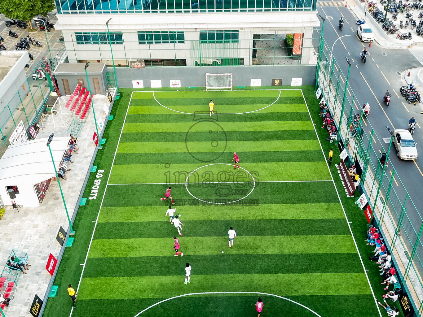 Young Stars vs SDZ Juniors in Day 8 of BG Futsal Challenge 2024 was held on Tuesday, 19th March 2024, in Male', Maldives Photos: Nausham Waheed / images.mv