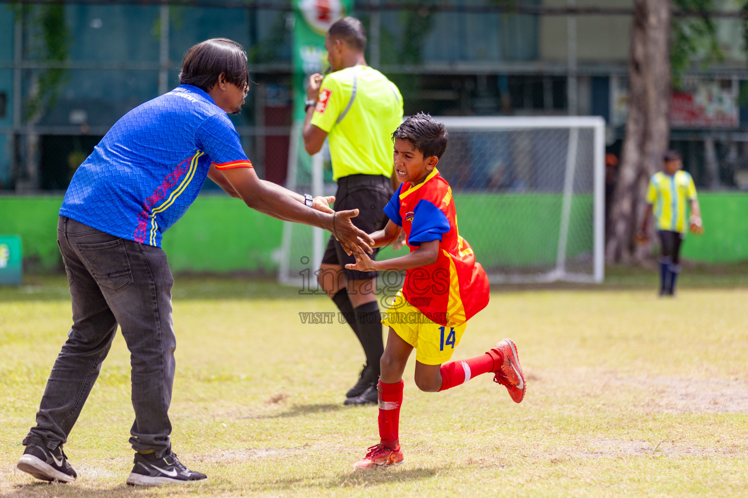 Day 3 of MILO Academy Championship 2025 (U-12) was held at Henveiru Stadium in Male', Maldives on Saturday, 3rd May 2025. 
Photos: Hassan Simah  / images.mv