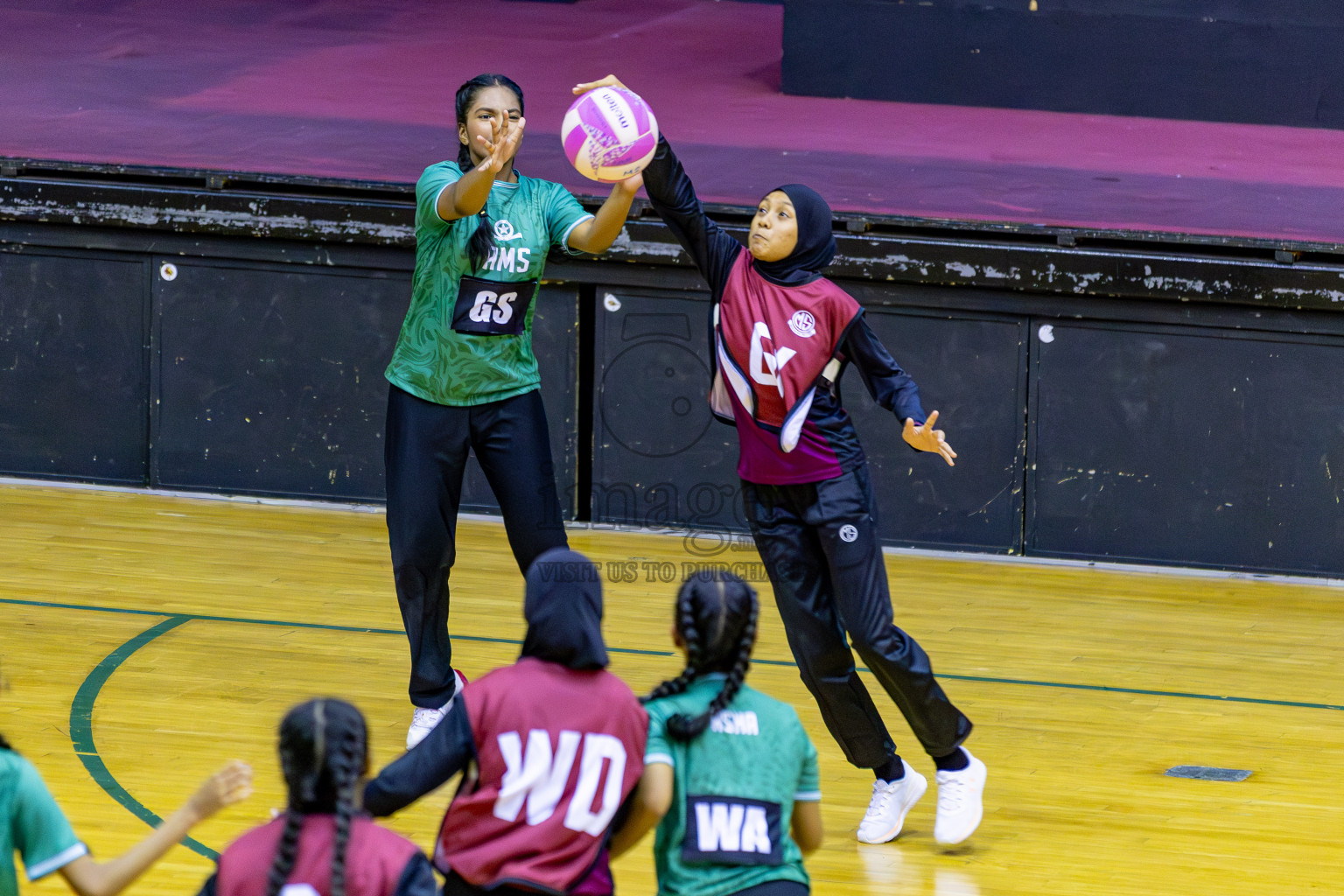 Day 4 of Inter-School Netball Tournament 2025 was held in Social Center Indoor Hall on Tuesday, 21th October 2025. Photos: Areef Adam / images.mv