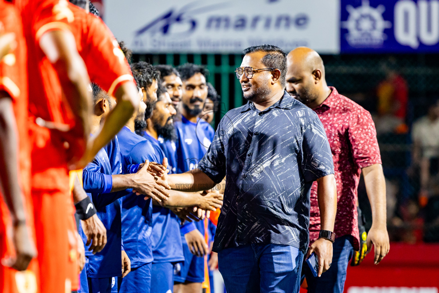 GA Villingili vs GA Dhevvadhoo in Zone round Day 28 of Golden Futsal Challenge 2025 was held on Saturday , 1st February 2025, in Hulhumale', Maldives. Photos: Nausham Waheed / images.mv