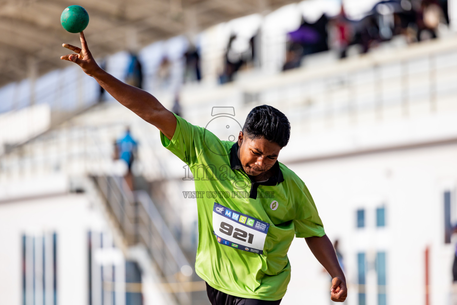 Day 5 of MWSC Interschool Athletics Championships 2024 held in Hulhumale Running Track, Hulhumale, Maldives on Wednesday, 13th November 2024. Photos by: Nausham Waheed / Images.mv