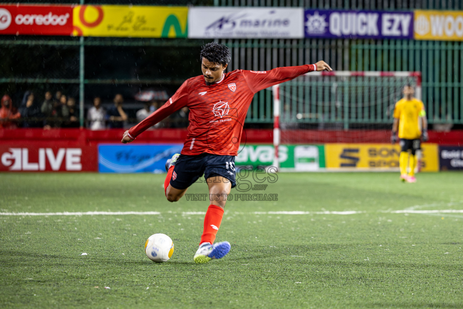 ADh Mahibadhoo VS ADh Kunburudhoo Atoll Round Semi-Final on Day 20 of Golden Futsal Challenge 2025 was held on Friday, 24rd January 2025, in Hulhumale', Maldives. 
Photos: Hassan Simah / images.mv