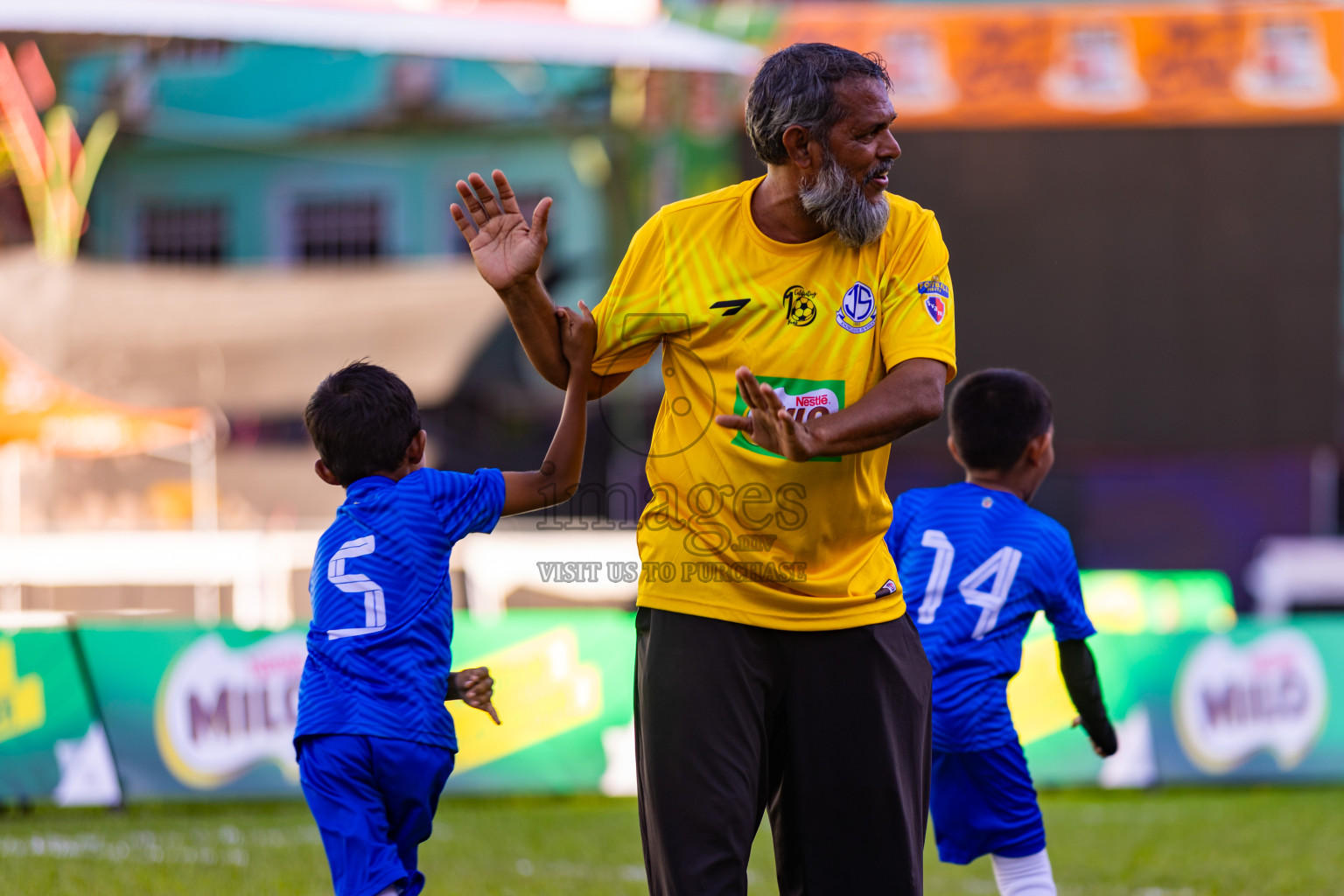 Day 2 of MILO Kids Football Fiesta was held at National Stadium in Male', Maldives on Saturday, 24th February 2024.