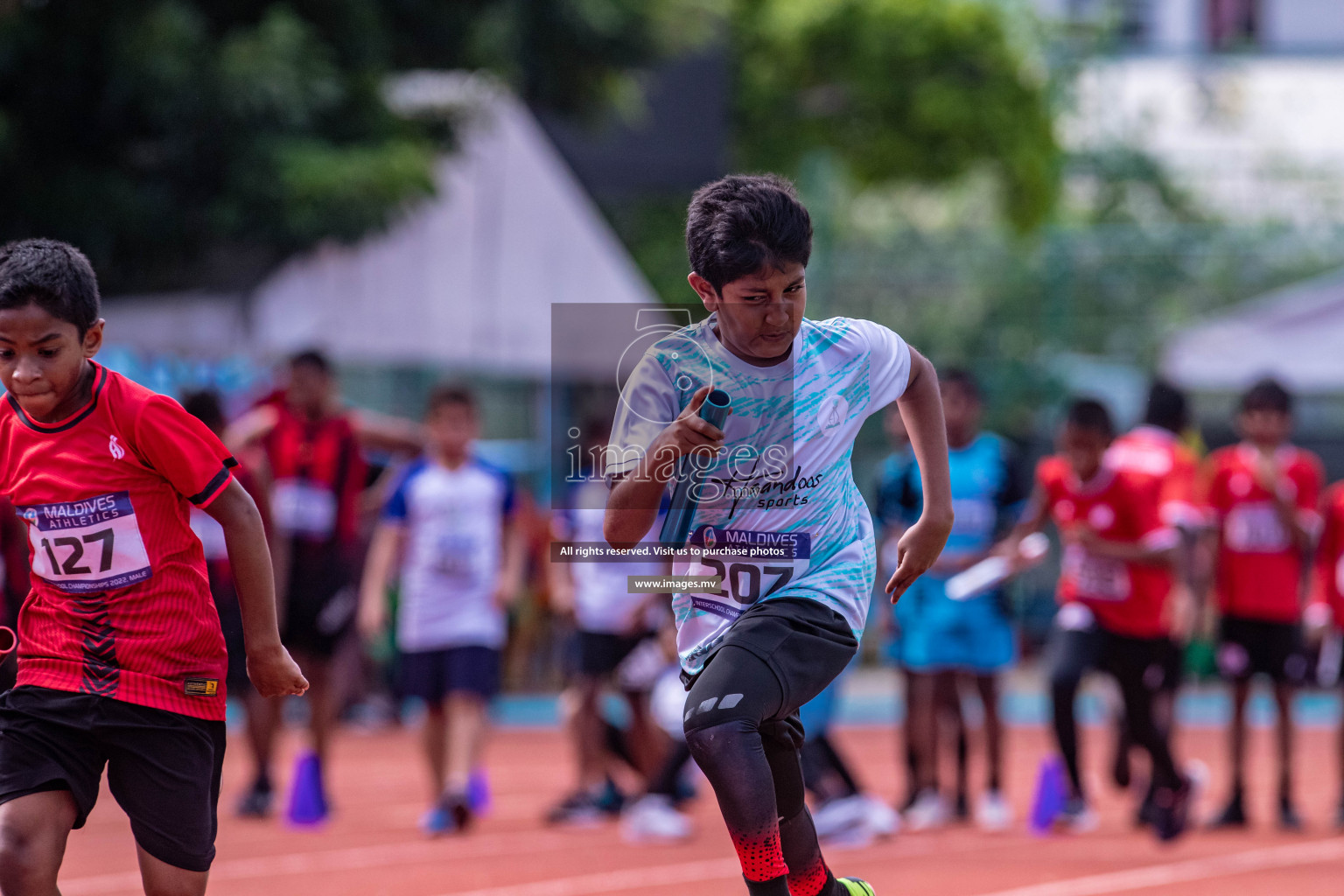 Day 3 of Inter-School Athletics Championship held in Male', Maldives on 25th May 2022. Photos by: Nausham Waheed / images.mv