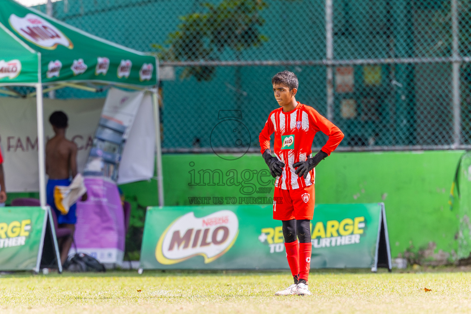 Day 4 of MILO Academy Championship 2025 (U14) was held on Sunday, 2nd November 2025 at Henveiru Football Grounds, Male', Maldives . 
Photos: Ismail Thoriq / images.mv