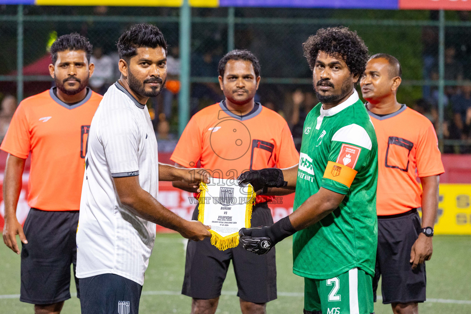 Th Vilufuhsi vs Th Buruni in Day 3 of Golden Futsal Challenge 2024 was held on Wednesday, 17th January 2024, in Hulhumale', Maldives
Photos: Ismail Thoriq / images.mv