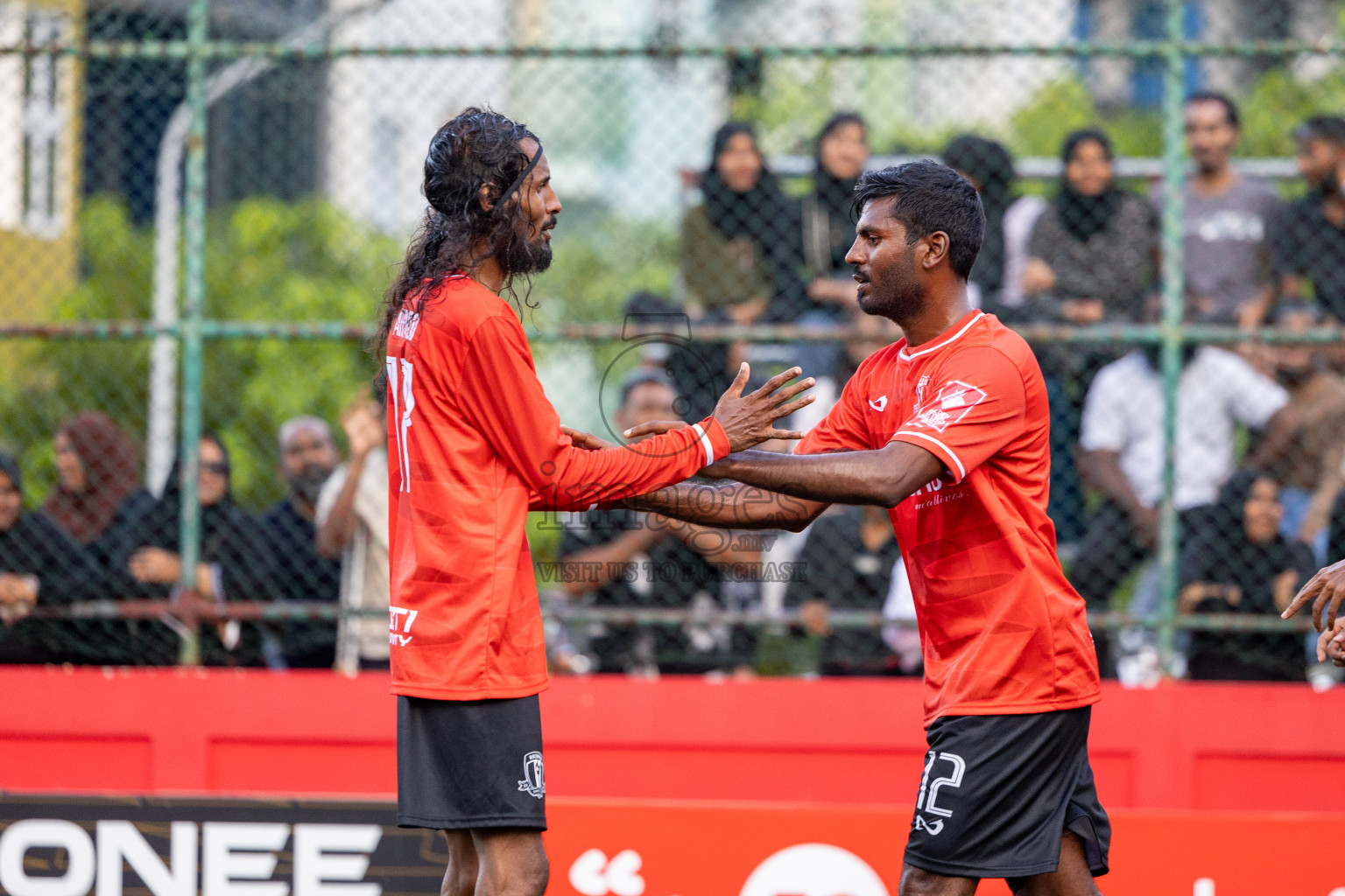 AA. Feridhoo VS AA. Rasdhoo in Day 7 of Golden Futsal Challenge 2025 was held on Saturday, 11th January 2025, in Hulhumale', Maldives Photos: Hassan Simah / images.mv