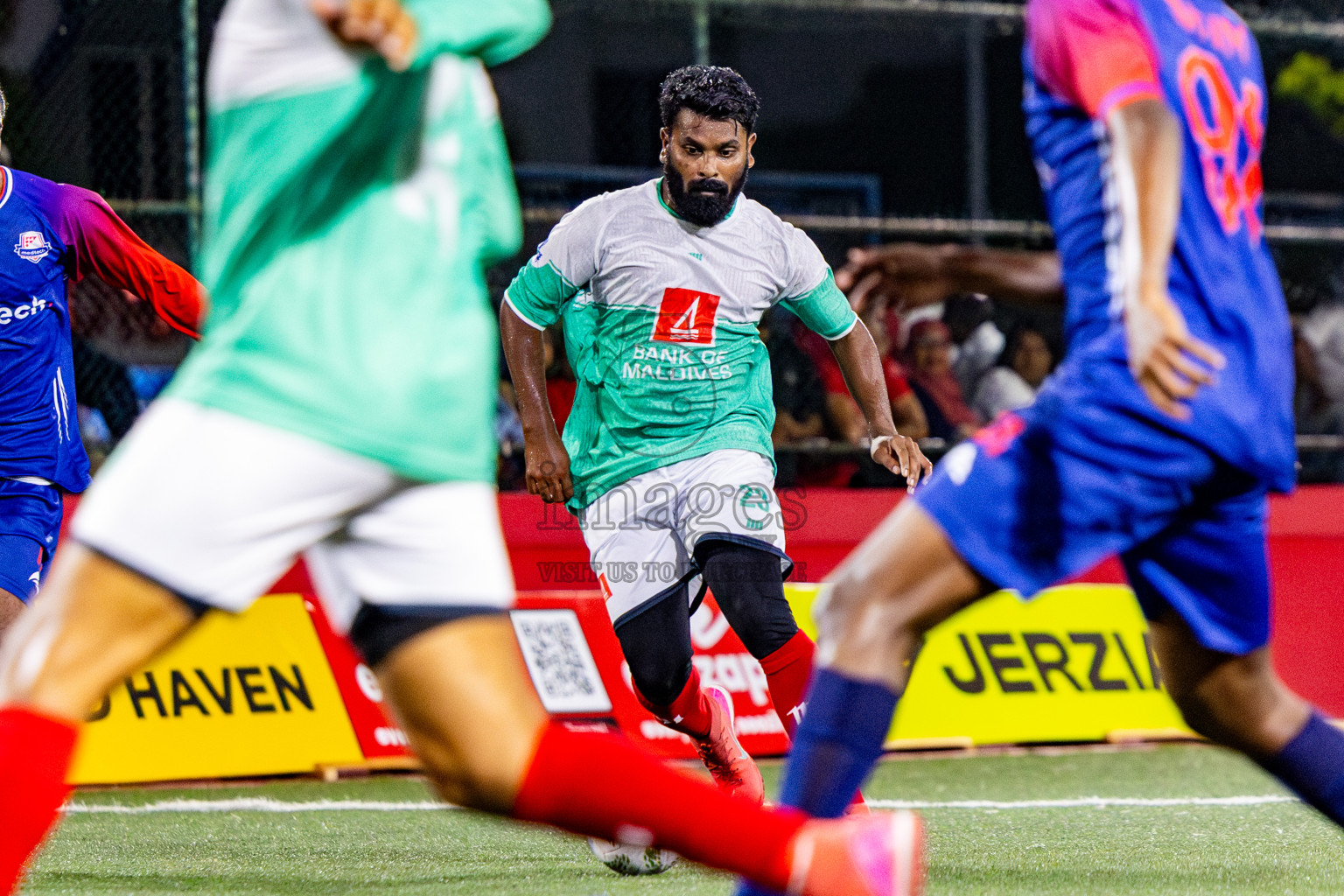 Medtech vs BML in Day 4 of Office League 2025 was held on Friday, 19th April 2025 in Hulhumale', Maldives. Photos: Nausham Waheed / images.mv