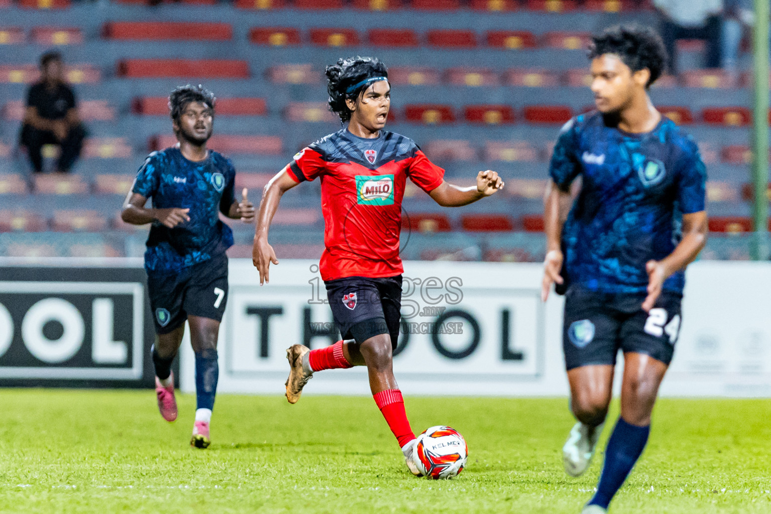 Super United Sports vs TC Sports Club in the Final of Under 19 Youth Championship 2024 was held at National Stadium in Male', Maldives on Monday, 1st July 2024. Photos: Nausham Waheed / images.mv