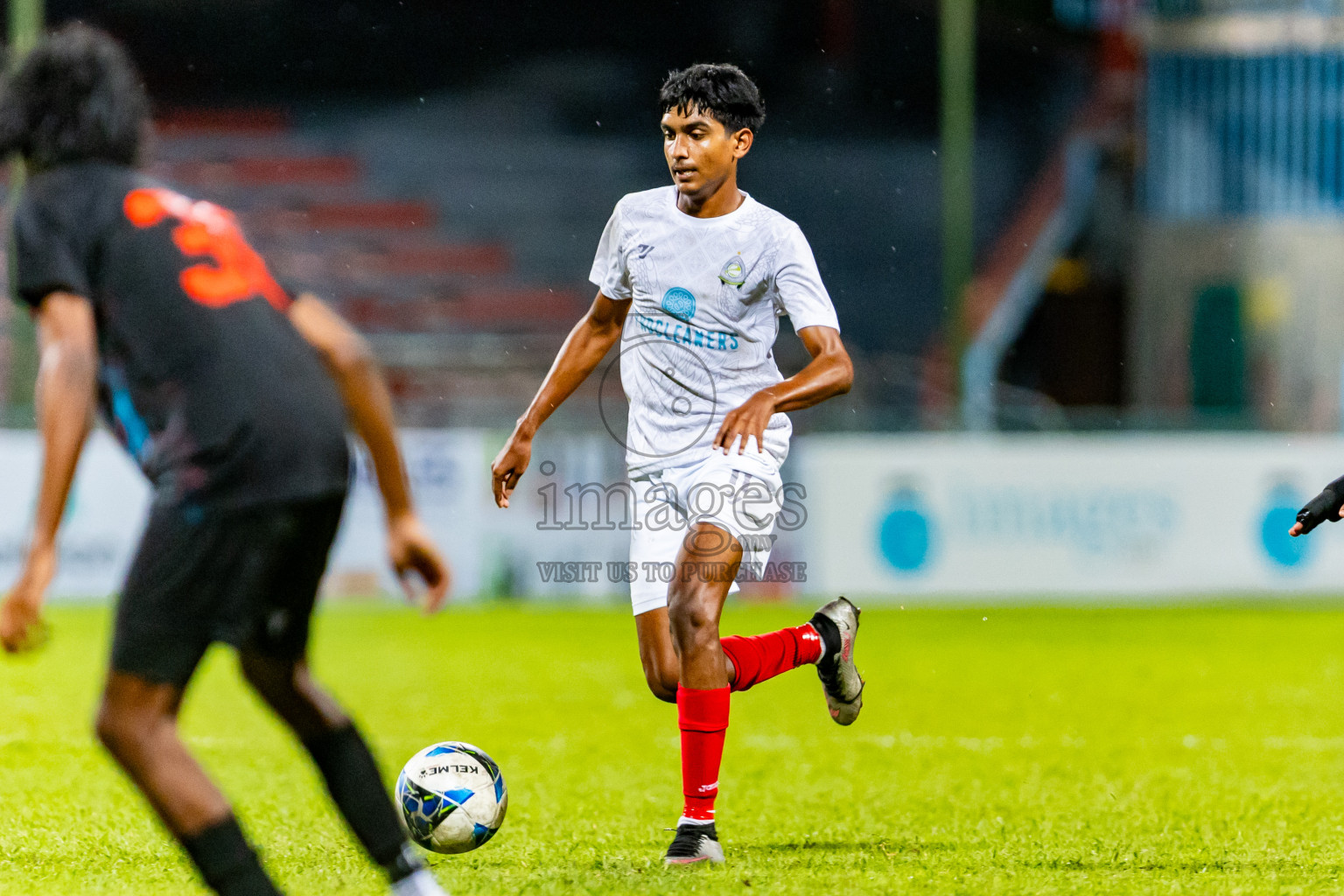 Club Green Street vs Club Eagles in Day 6 of Under 19 Youth Championship 2024 was held at National Stadium in Male', Maldives on Monday, 24th June 2024. Photos: Nausham Waheed / images.mv